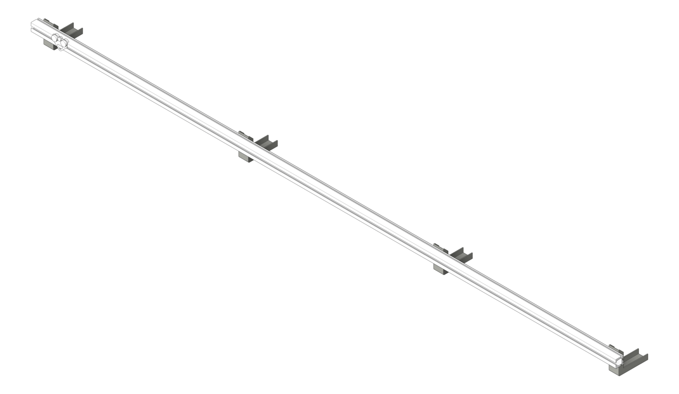 Image of FallProtection RigidRail Kattsafe FloorMount 200 Compact