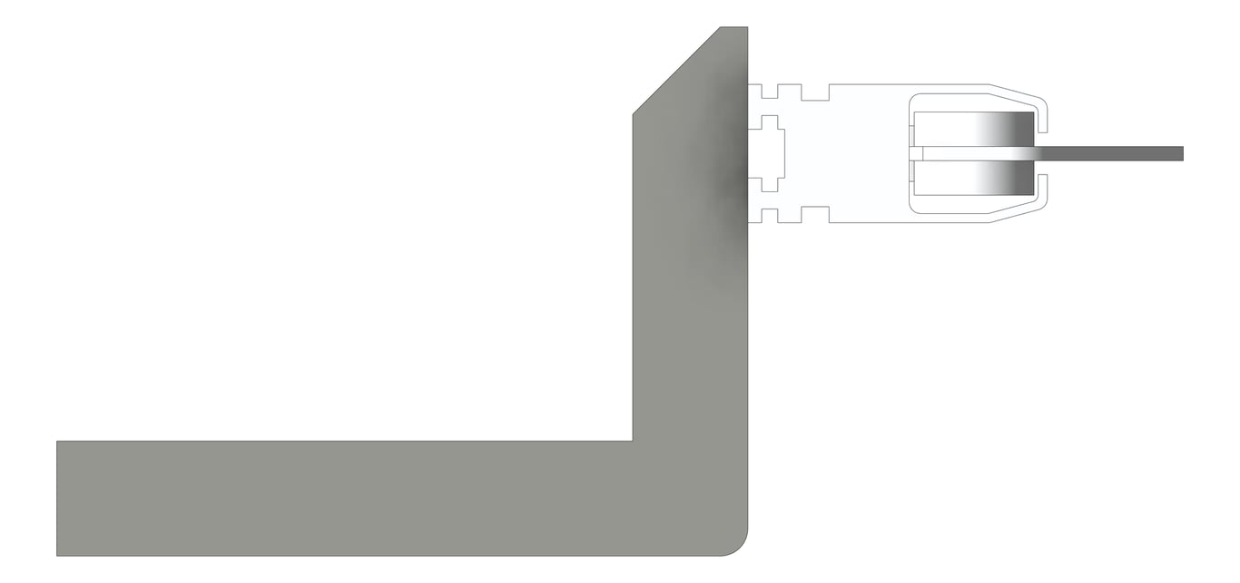 Left Image of FallProtection RigidRail Kattsafe FloorMount 200