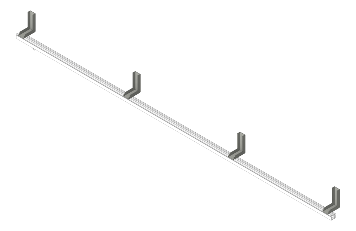 Image of FallProtection RigidRail Kattsafe SideMount 200 Compact