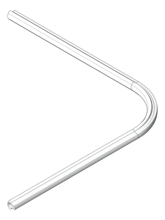 FallProtection RigidRail Kattsafe Stealth SideMount Curve VaryingRadius