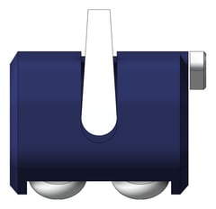 Left Image of FallProtection RigidRail Kattsafe Stealth Trolley Removable