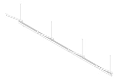 3D Documentation Image of FallProtection RigidRail Kattsafe SuspendedMount