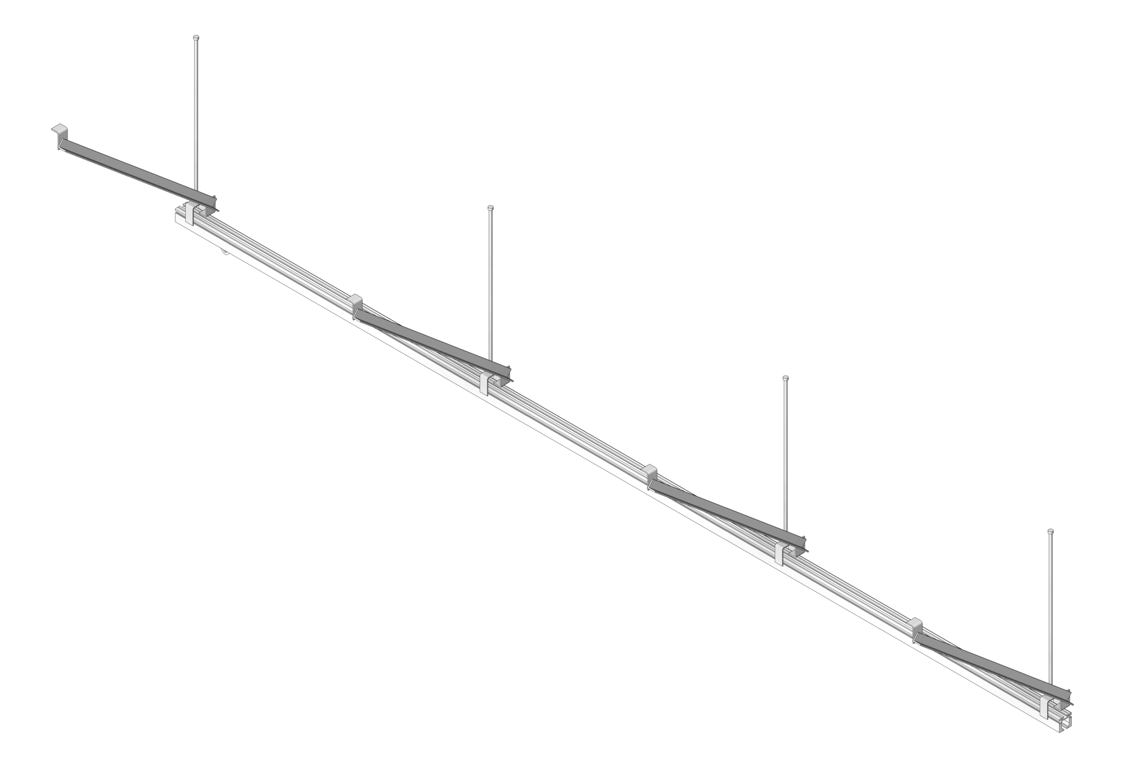Image of FallProtection RigidRail Kattsafe SuspendedMount Compact