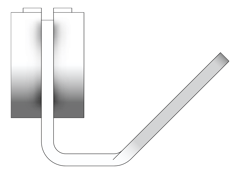 Left Image of FallProtection RigidRail Kattsafe Trolley DualMulti