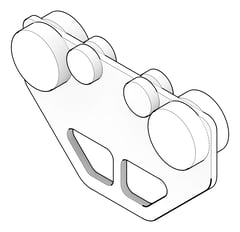 3D Documentation Image of FallProtection RigidRail Kattsafe Trolley Dual