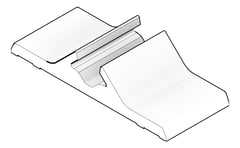 3D Documentation Image of Mount Kattsafe RigidRail Stealth Concrete Dual