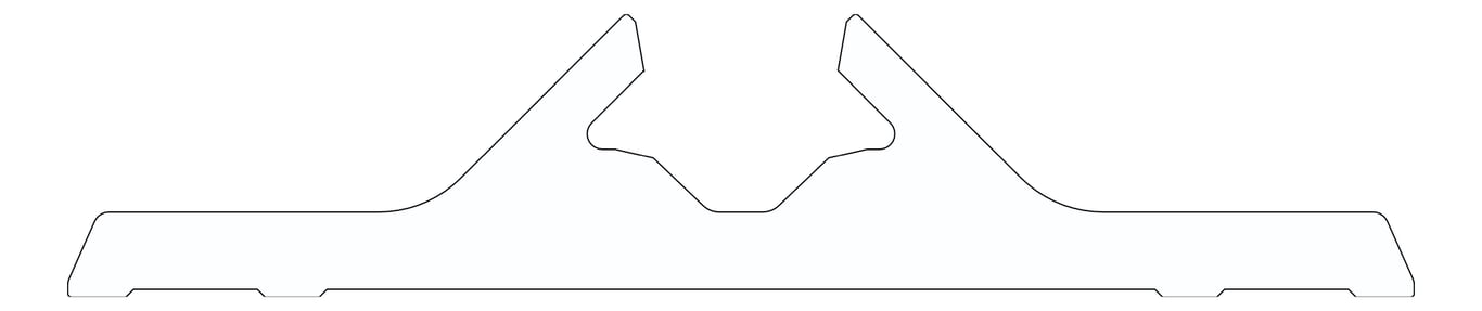 Front Image of Mount Kattsafe Rigidrail Stealth Concrete Dual