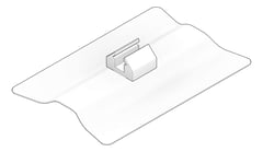 3D Documentation Image of Mount Kattsafe RigidRail Stealth MetalDeck