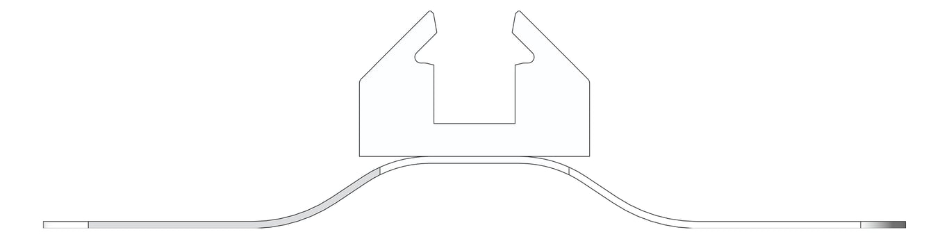Front Image of Mount Kattsafe Rigidrail Stealth MetalDeck