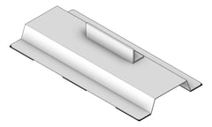 3D Shaded Image of Mount RigidRail Kattsafe MetalDeck