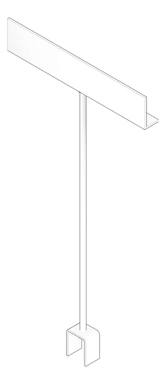 3D Documentation Image of Mount RigidRail Kattsafe Purlin Across