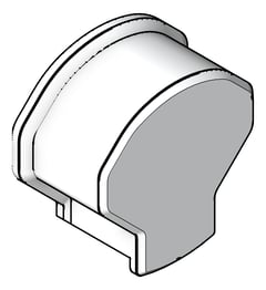 3D Shaded Image of Mount RigidRail Kattsafe Stealth EndStop