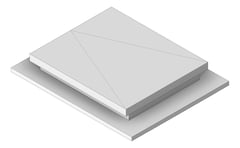 3D Shaded Image of RoofAccessHatch Kattsafe Hinged