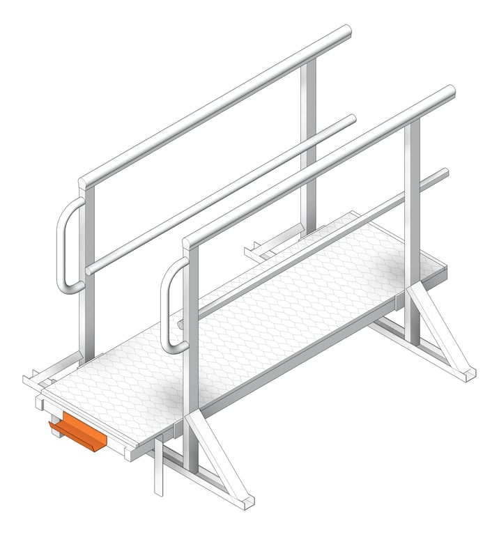 Dock Ladder Kattsafe Gutter