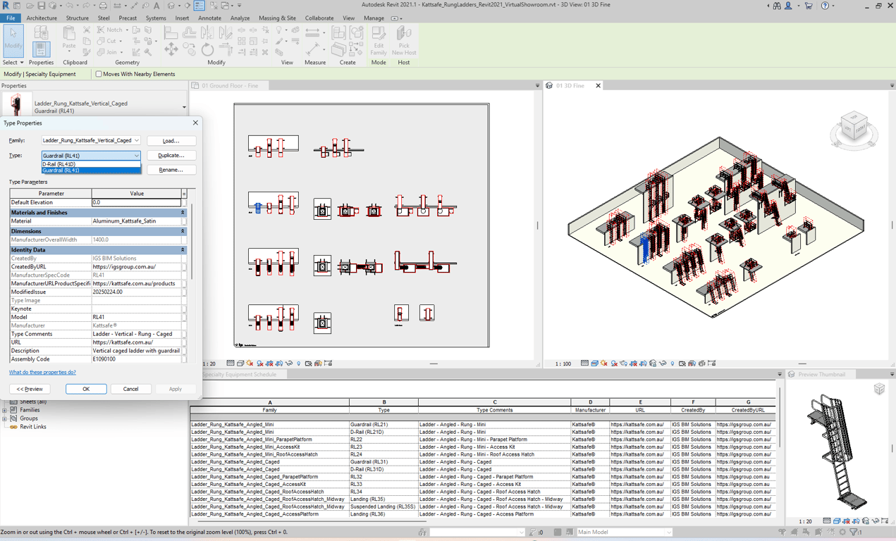 Kattsafe RungLadders VirtualShowroom