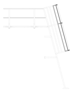 Left Image of Ladder Rung Kattsafe Angled Caged AccessKit
