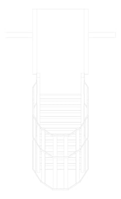 Plan Image of Ladder Rung Kattsafe Angled Caged