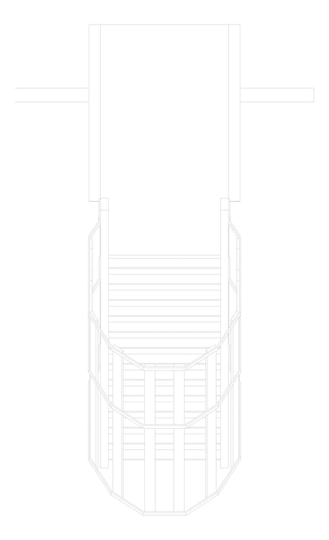 Plan Image of Ladder Rung Kattsafe Angled Caged