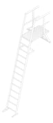 3D Documentation Image of Ladder Rung Kattsafe Angled Mini
