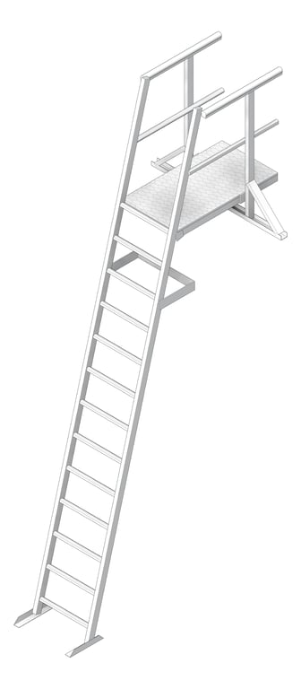 Ladder Rung Kattsafe Angled Mini
