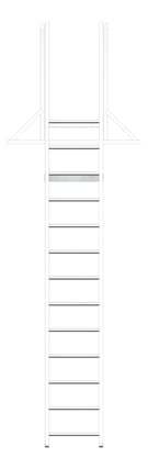 Front Image of Ladder Rung Kattsafe Angled Mini