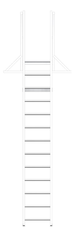 Front Image of Ladder Rung Kattsafe Angled Mini