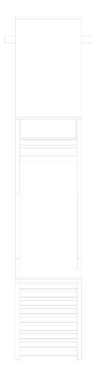Plan Image of Ladder Rung Kattsafe Angled Mini ParapetPlatform