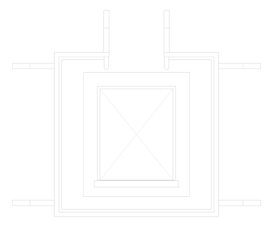 Plan Image of Ladder Rung Kattsafe Angled Mini RoofAccessHatch