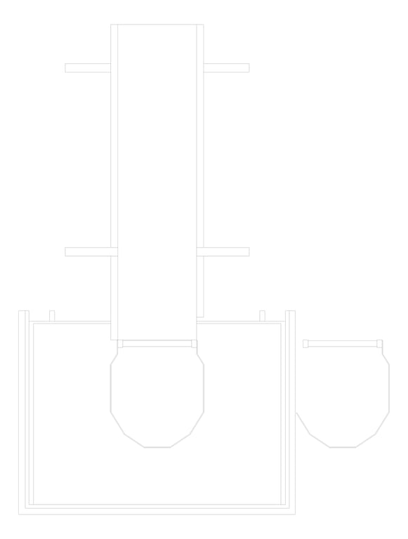Plan Image of Ladder Rung Kattsafe Vertical Caged AccessKit Midway
