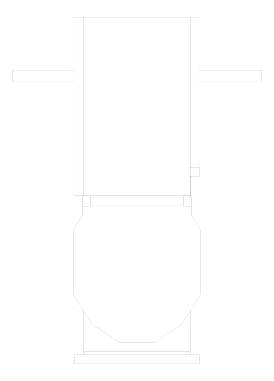 Plan Image of Ladder Rung Kattsafe Vertical Caged