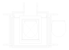 Plan Image of Ladder Rung Kattsafe Vertical Caged RoofAccessHatch Midway