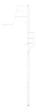 Left Image of Ladder Rung Kattsafe Vertical FallArrest ParapetPlatform