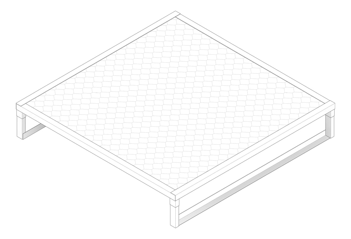 3D Documentation Image of FallProtection Skylight Kattsafe Framed