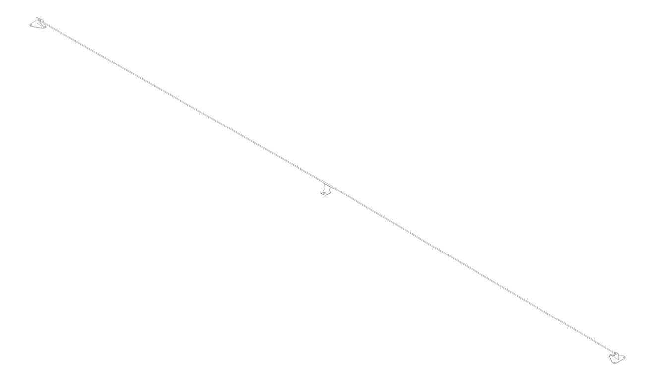 3D Documentation Image of FallProtection StaticLine Kattsafe ConcreteMount