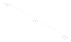 3D Documentation Image of FallProtection StaticLine Kattsafe MetalDeck AramaxMount