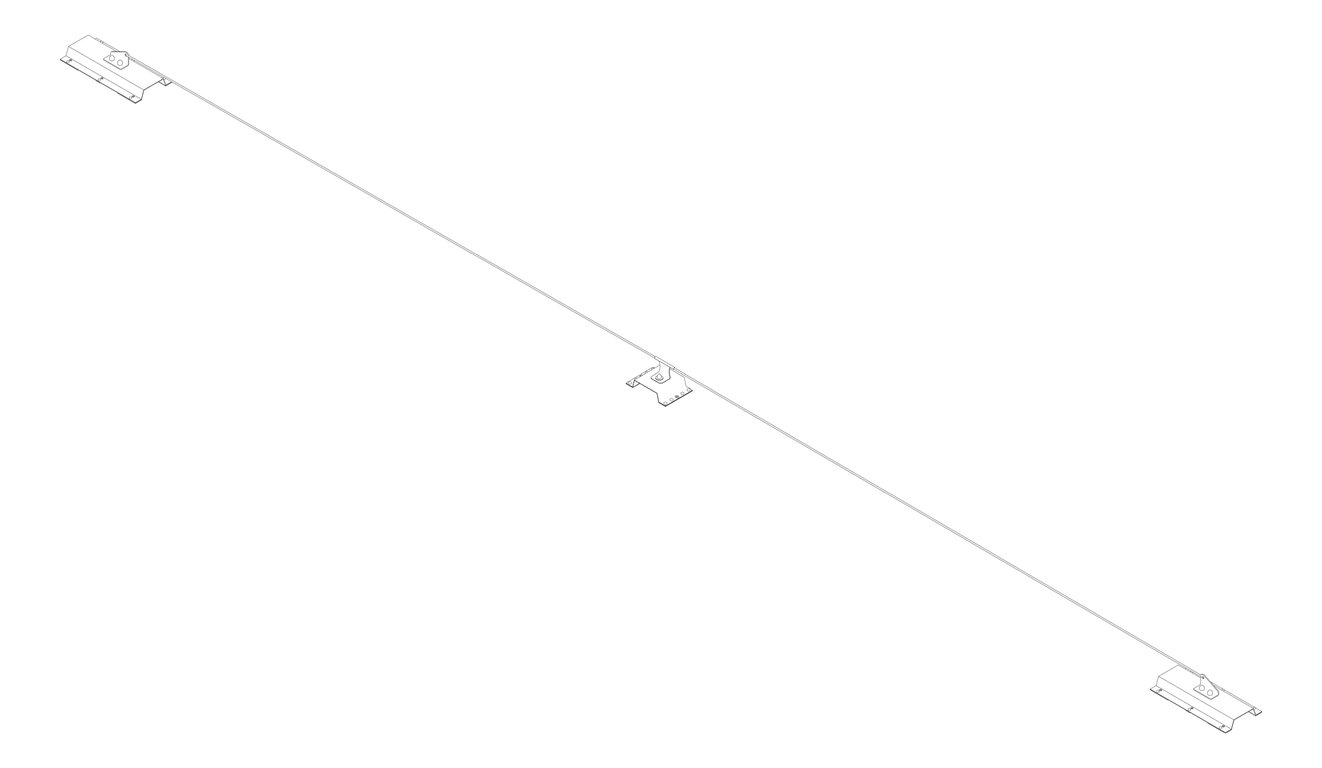 3D Documentation Image of FallProtection StaticLine Kattsafe MetalDeck PanMount