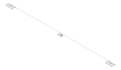 3D Shaded Image of FallProtection StaticLine Kattsafe MetalDeck PanMount