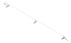 3D Shaded Image of FallProtection StaticLine Kattsafe TimberMount