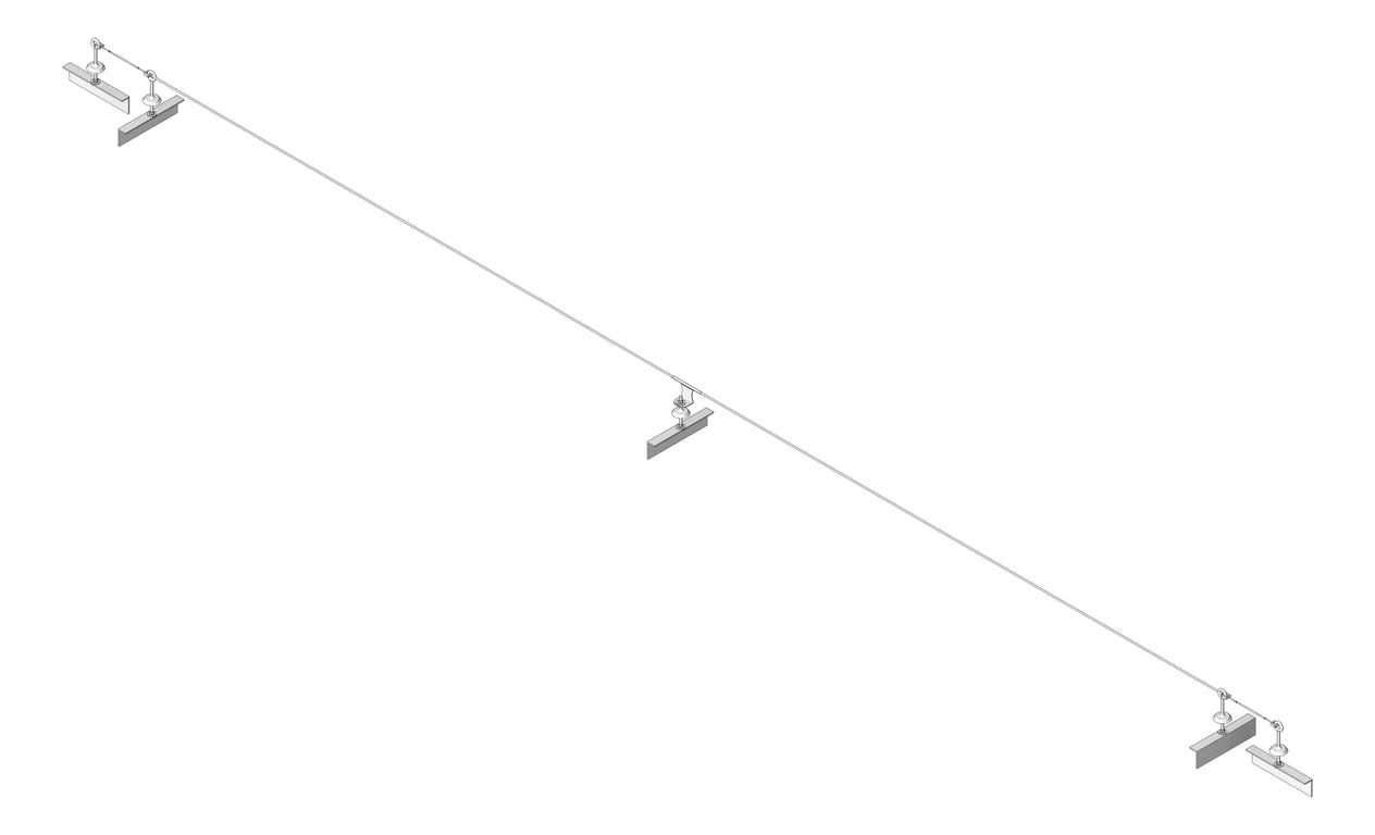 FallProtection StaticLine Kattsafe TimberMount