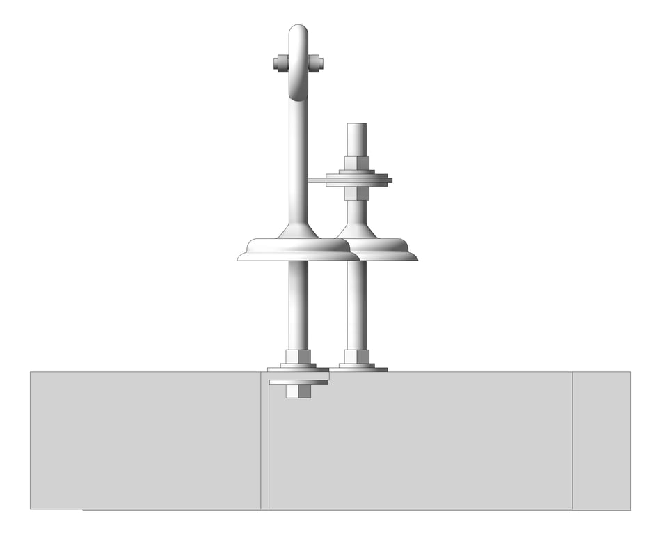 Left Image of FallProtection StaticLine Kattsafe TimberMount
