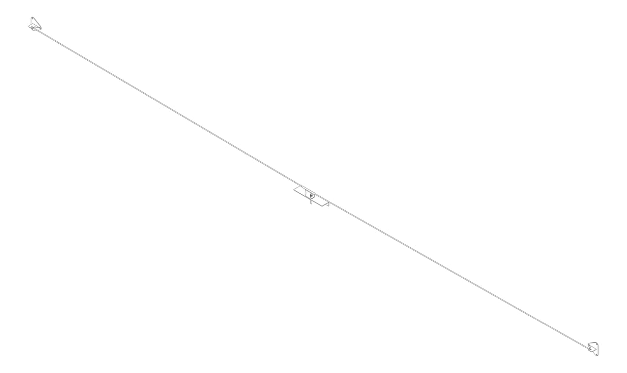 3D Documentation Image of FallProtection StaticLine Kattsafe WallMount