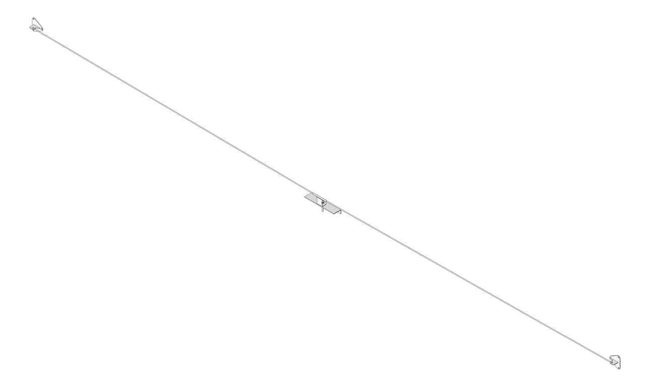 FallProtection StaticLine Kattsafe WallMount