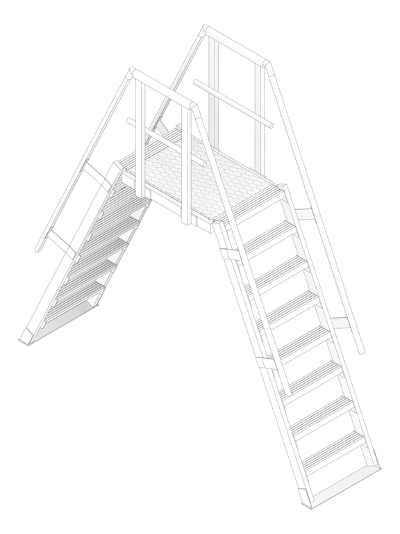 3D Documentation Image of Bridge Step Kattsafe
