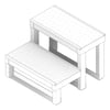 3D Documentation Image of Step Kattsafe Double