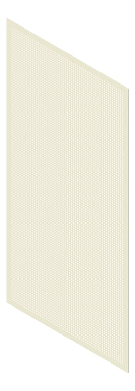 3D Presentation Image of Panel Acoustic Keystone KeyEndura KP3 2390x1190 FibreCement