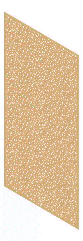 3D Presentation Image of Panel Acoustic Keystone KeyNirvana Designer 2400x1200 Blackbutt