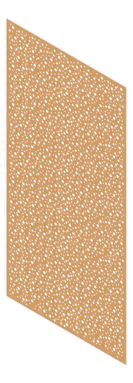 3D Presentation Image of Panel Acoustic Keystone KeyNirvana Designer 2400x1200 ElegantOak