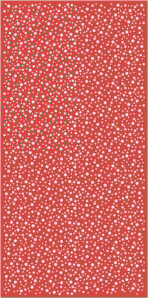  Image of Panel Acoustic Keystone KeyNirvana Designer 2400x1200 PrimaryRed