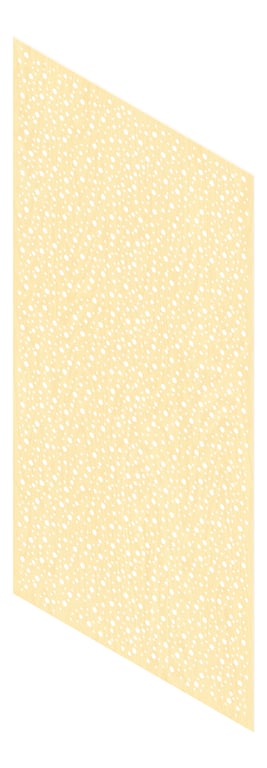 3D Presentation Image of Panel Acoustic Keystone KeyNirvana Designer 2400x1200 RotaryHoopLine