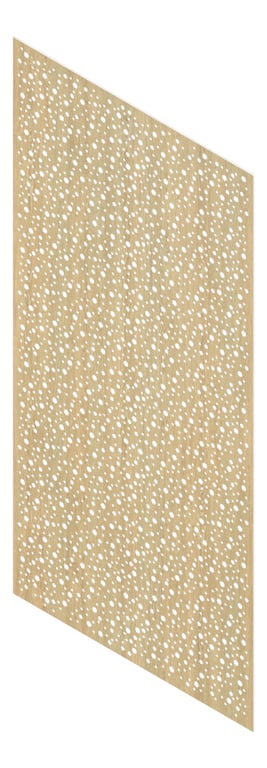 3D Presentation Image of Panel Acoustic Keystone KeyNirvana Designer 2400x1200 RuralOak